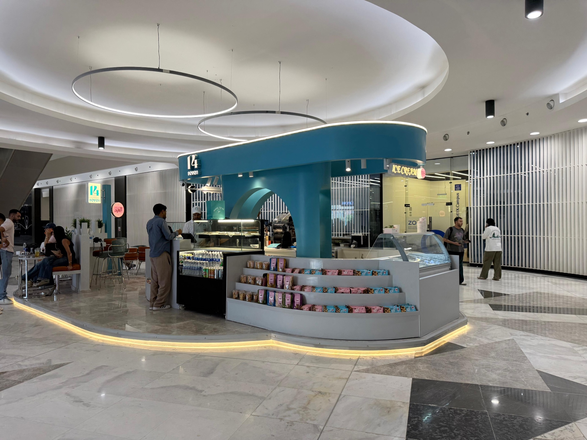 14 Seven kiosk inside Mall of Arabia